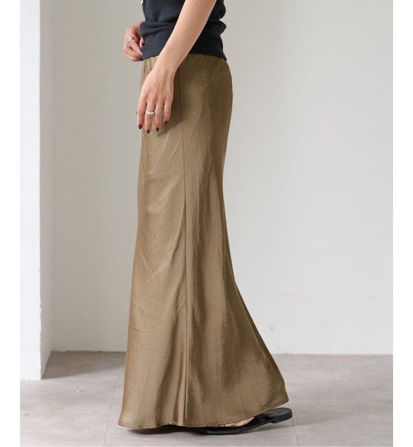 OUTDOOR PRODUCTS Usual Things「サテンゴムイージースカート」|スカート|