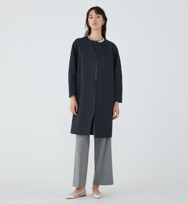 TOMORROWLAND collection「スパークツイル コクーンコート」|ノーカラーコート|