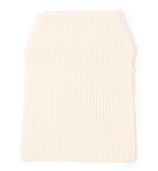 DES PRES「セミウーステッドウール スヌード」|スヌード|11 ホワイト