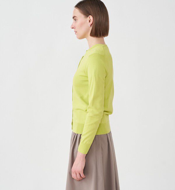 Ballsey「ハイゲージコットン クルーネックカーディガン」|カーディガン|