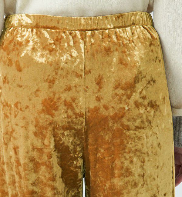 MACPHEE「クラッシュベロア イージーワイドパンツ」|その他|