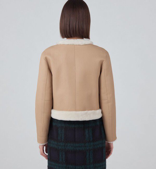 TOMORROWLAND collection「ナッパランムートン ノーカラージャケット」|その他|