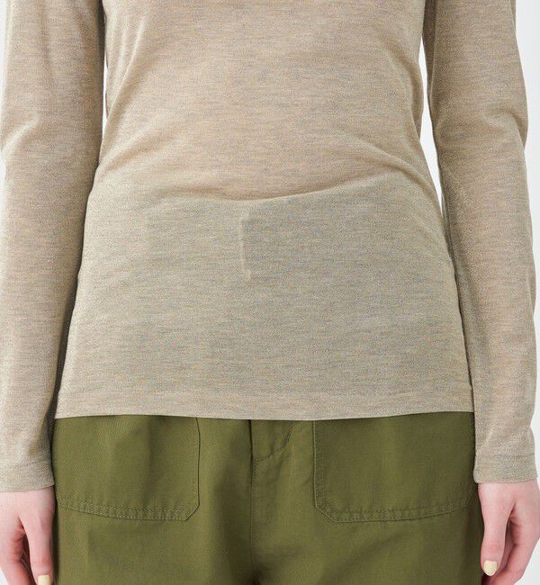 MACPHEE「スパークリング タートルネックプルオーバー」|Tシャツ・カットソー|