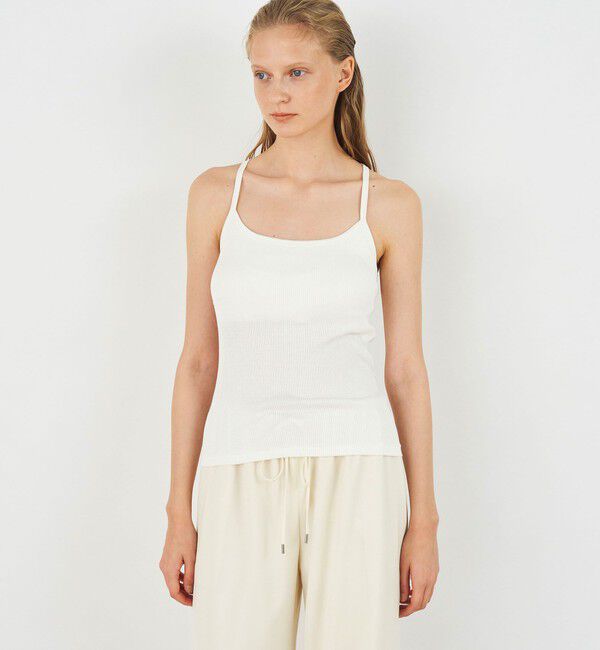 DES PRES「シルクコットンリブ キャミソール」|Tシャツ・カットソー|