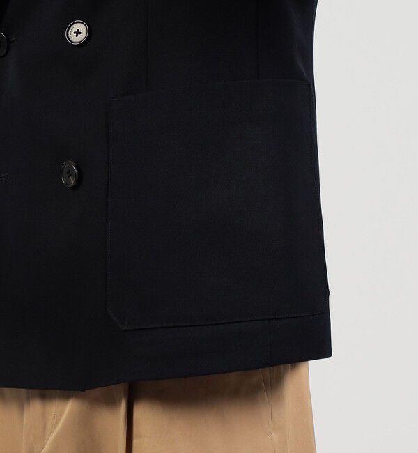 CABaN「CABaN ライトウールギャバジン ダブルブレストジャケット」|テーラードジャケット|