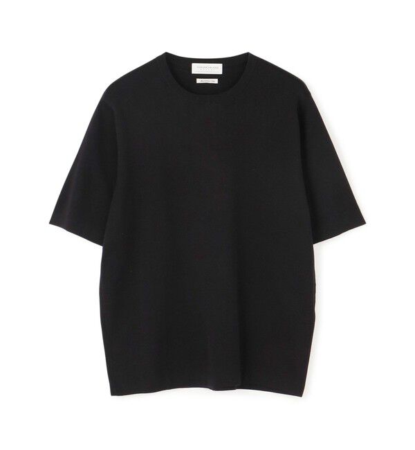 TOMORROWLAND MENS「TOMORROWLAND tricot シーアイランドコットン クルーネックプルオーバー」|ニット・セーター|19 ブラック