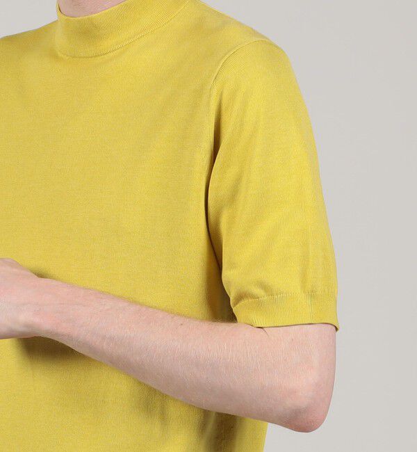 TOMORROWLAND MENS「シルクコットン モックネックプルオーバー SESIA」|ニット・セーター|