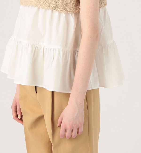 Ballsey「バルキーヤーンジャージーコンビ ティアードプルオーバー」|Tシャツ・カットソー|