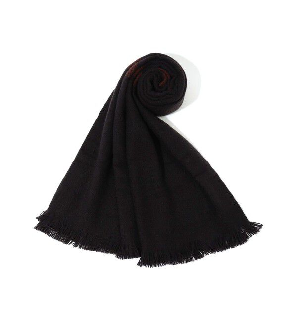 TOMORROWLAND GOODS「NORLHA Nomad Nets チェックストール」|ストール|48 ダークブラウン系