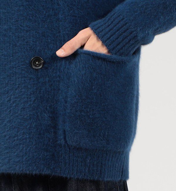 TOMORROWLAND MENS「フォックスカシミヤ ショールカラーカーディガン」|カーディガン|