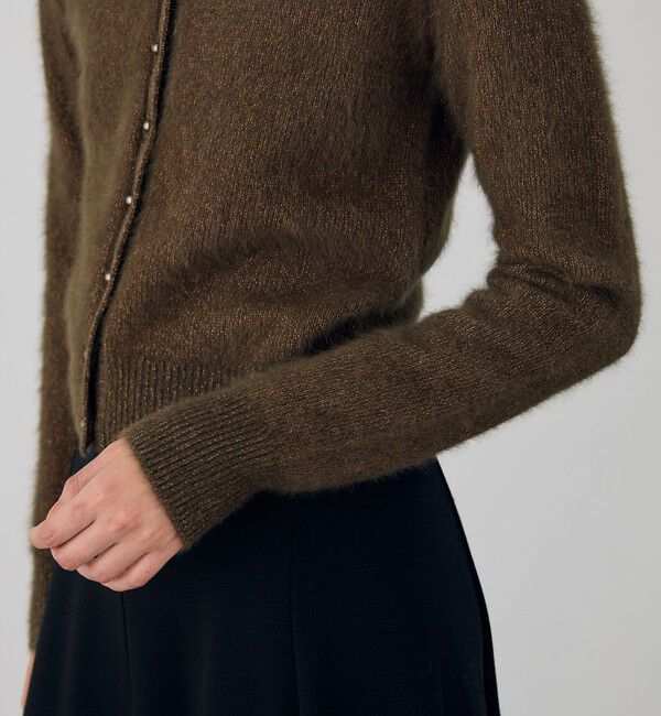 DES PRES「フォックスカシミヤ クルーネックカーディガン」|カーディガン|