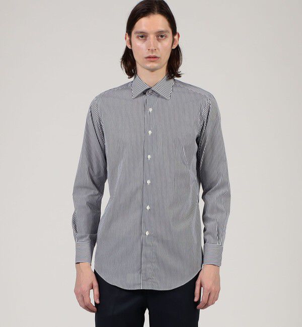 TOMORROWLAND MENS「200/2 コットンツイル ワイドスプレッドカラー ドレスシャツ」|シャツ・ブラウス|