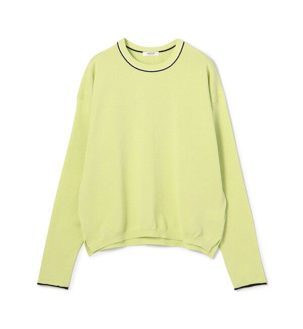 MACPHEE「ドライコットン クルーネックプルオーバー」|ニット・セーター|52 ライトグリーン系