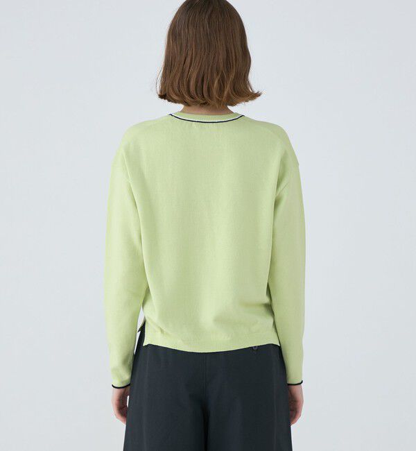 MACPHEE「ドライコットン クルーネックプルオーバー」|ニット・セーター|