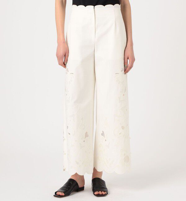DES PRES「カットワークエンブロイダリー ワイドパンツ」|その他|