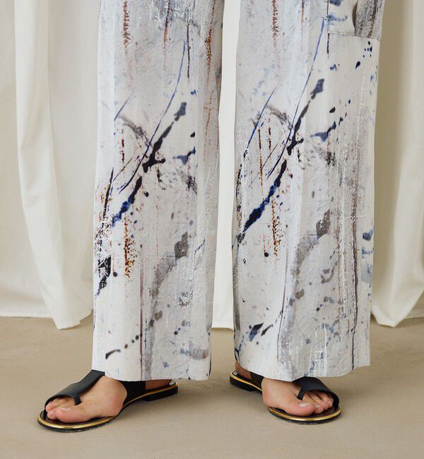 DES PRES「アブストラクトウォールプリント カーゴパンツ」|カーゴ|