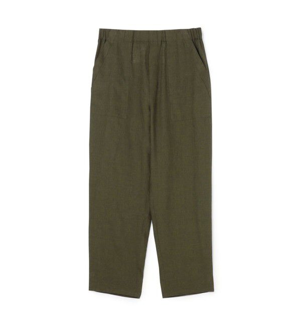 GALERIE VIE「リネンポプリン イージーパンツ」|その他|57 カーキ