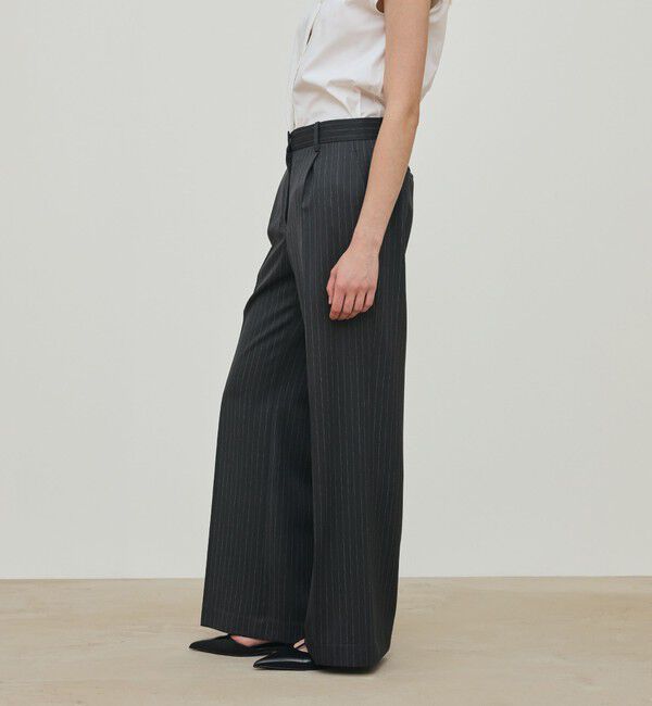 DES PRES「ウールドスキン ワンタックパンツ」|スラックス|