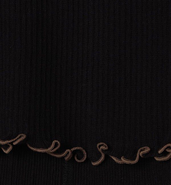 TOMORROWLAND GOODS「【別注】V::room コットンリブ ラウンドネックプルオーバー」|Tシャツ・カットソー|