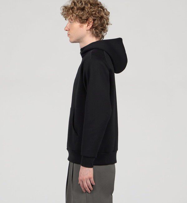 TOMORROWLAND MENS「スビンコットン ダンボール ハーフジップ パーカ」|パーカー|