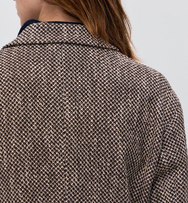 BACCA「ライトツイード コートジャケット」|テーラードジャケット|