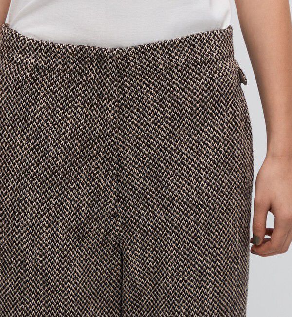 BACCA「ライトツイード ハイウエストストレートパンツ」|その他|