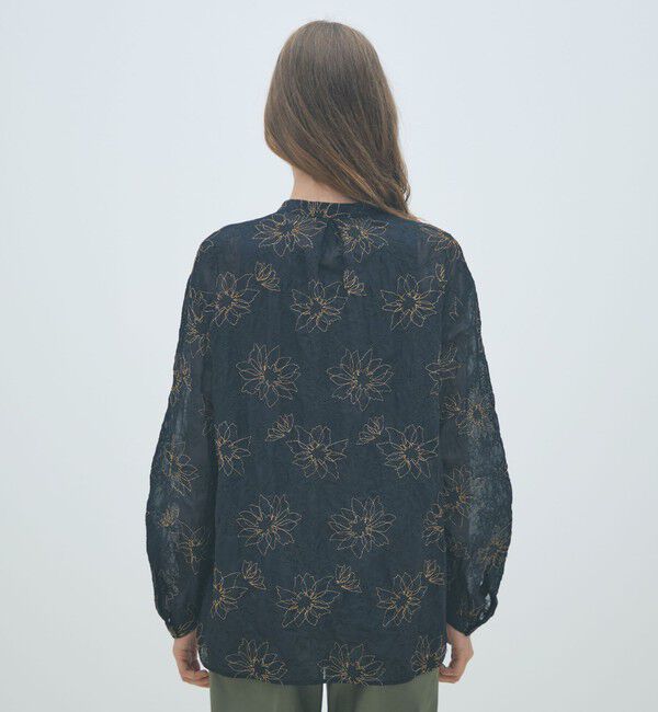 MACPHEE「フラワーエンブロイダリー チュニックブラウス」|シャツ・ブラウス|