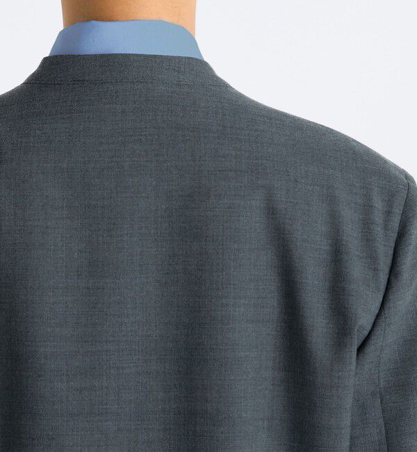 Edition「Super140's トロピカルウール ノーカラージャケット」|ノーカラージャケット|