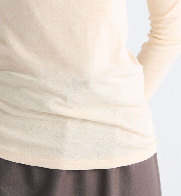 Edition「コットンシルクフライス タートルネックトップ」|Tシャツ・カットソー|