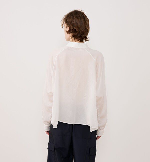 GALERIE VIE「セルロースシルクブロード ドルマンスリーブシャツ」|シャツ・ブラウス|