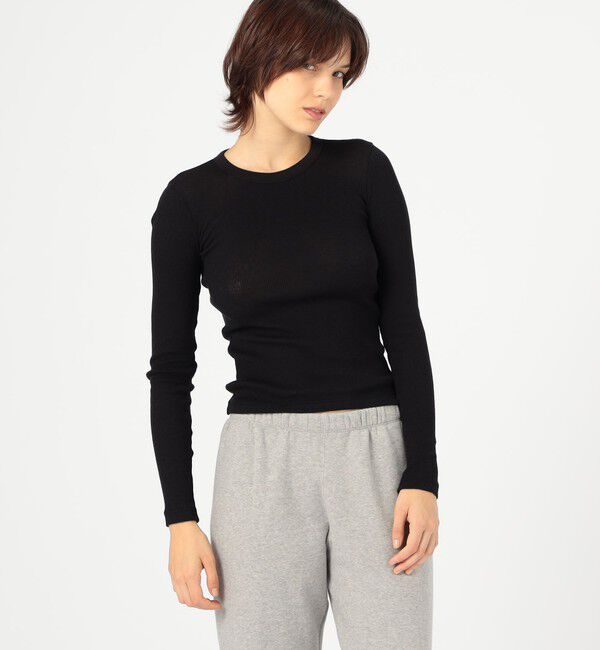 JAMES PERSE「コットンウールリブ クルーネックプルオーバー WCGR3245」|Tシャツ・カットソー|