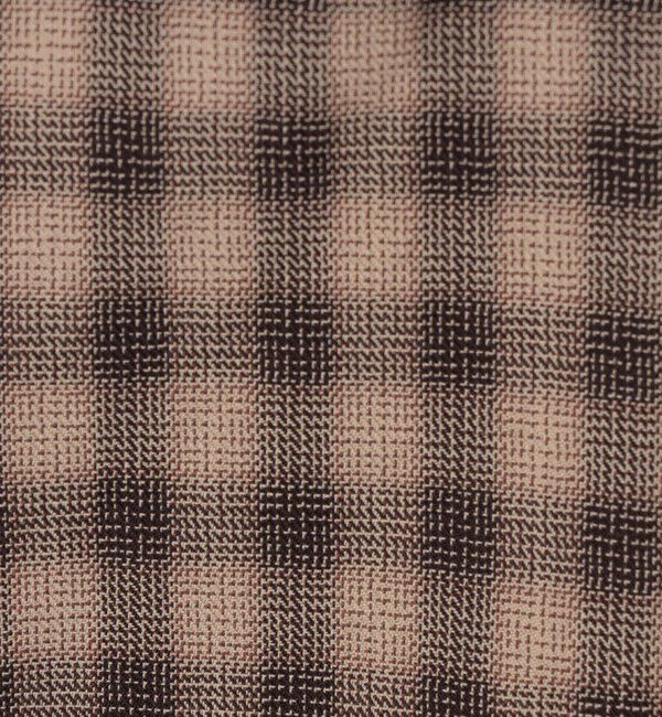 TOMORROWLAND MENS「コットンオンブレーチェック ダブルポケットオープンカラーシャツ ALBINI」|シャツ・ブラウス|