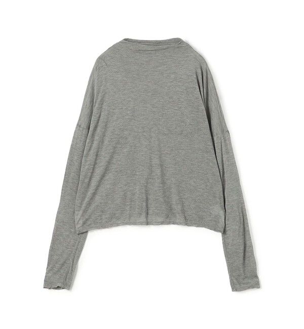 GALERIE VIE「レーヨンカシミヤジャージー ビルドネックプルオーバー」|Tシャツ・カットソー|13 ライトグレー