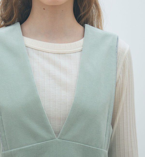 MACPHEE「コットンコーデュロイ ジャンパースカート」|ジャンパースカート|