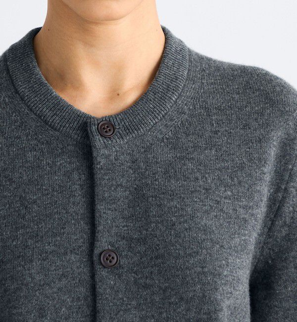 Edition「エクストラファインウール クルーネックカーディガン」|カーディガン|
