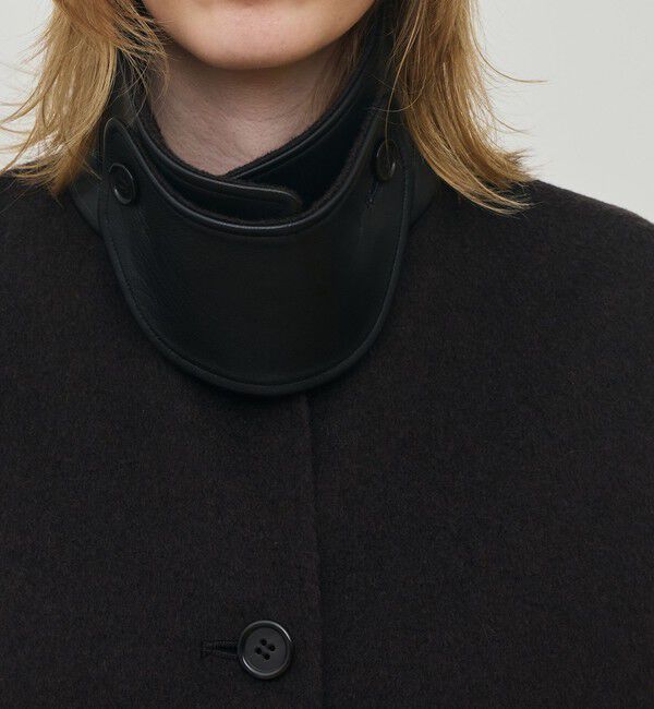 DES PRES「ライトダブルフェイスシャギー チンベルト付きコート」|その他|