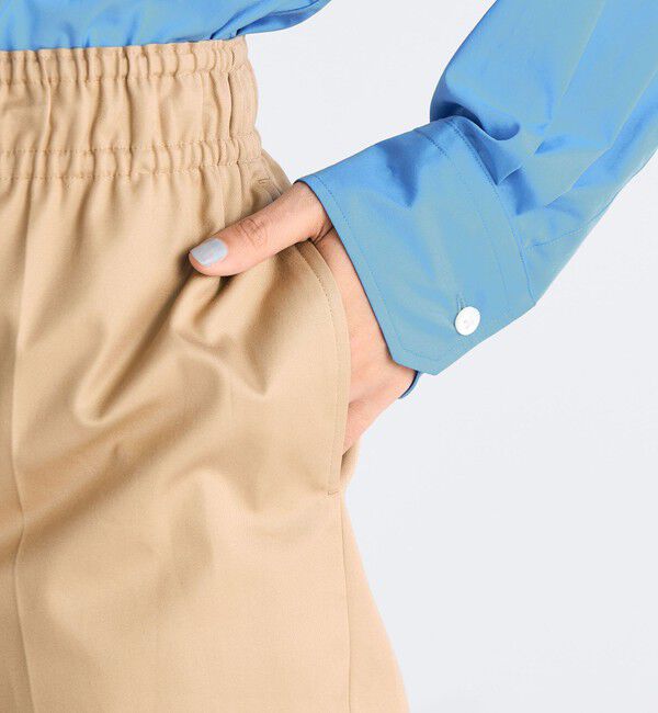 Edition「コンパクトギャバ イージーチノパンツ」|チノ|