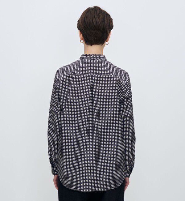 TOMORROWLAND collection「コモンフラワープリント ボウタイブラウス」|シャツ・ブラウス|