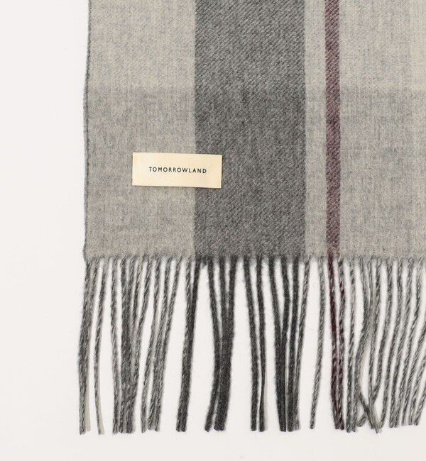 TOMORROWLAND GOODS「TOMORROWLAND カシミヤ ダブルフェイス チェックストール」|ストール|