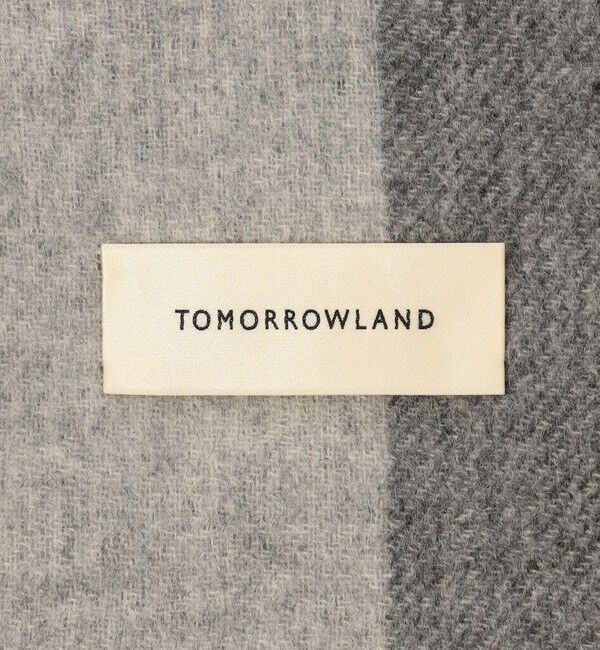 TOMORROWLAND GOODS「TOMORROWLAND カシミヤ ダブルフェイス チェックストール」|ストール|