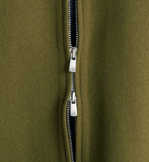 Edition「ウールカシミヤダブルフェイス ジップブルゾン」|ブルゾン・スタジャン|