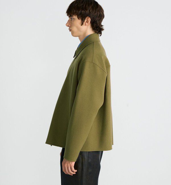 Edition「ウールカシミヤダブルフェイス ジップブルゾン」|ブルゾン・スタジャン|