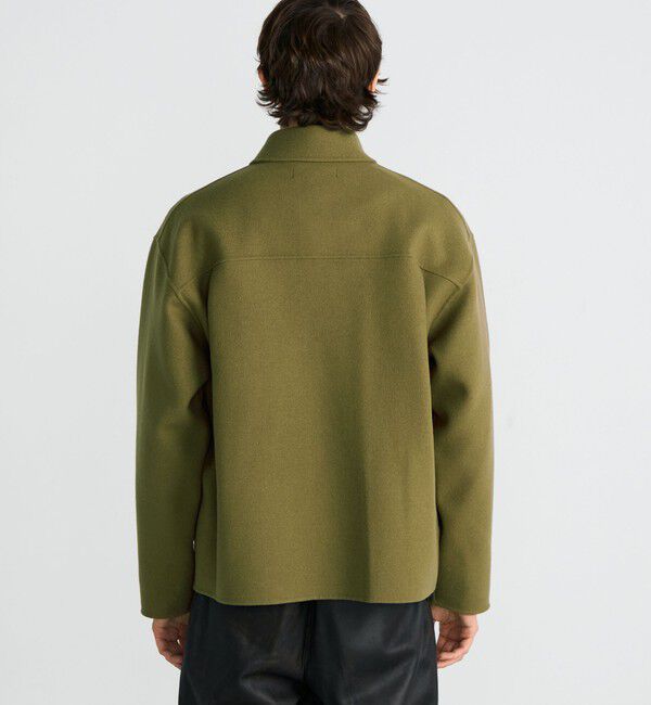 Edition「ウールカシミヤダブルフェイス ジップブルゾン」|ブルゾン・スタジャン|