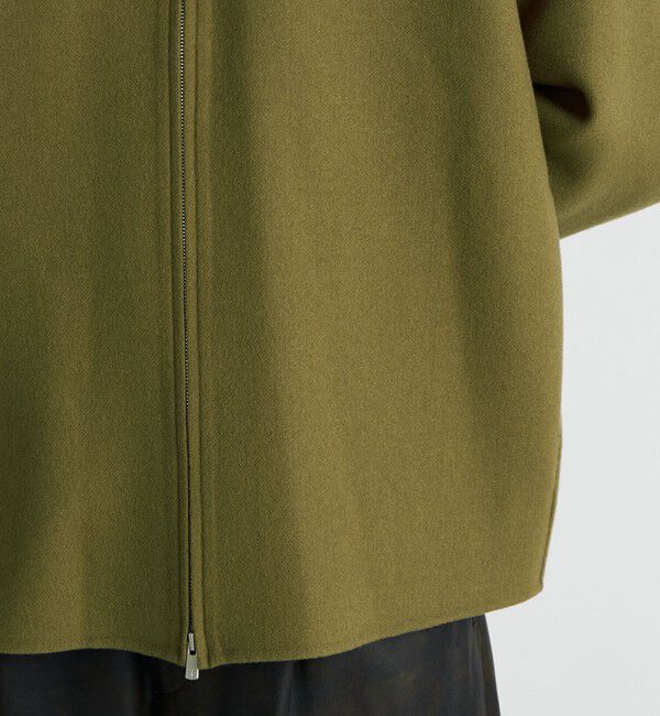 Edition「ウールカシミヤダブルフェイス ジップブルゾン」|ブルゾン・スタジャン|