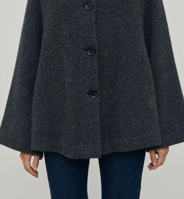 DES PRES「ライトウールニット ステンカラーコート」|ステンカラーコート|