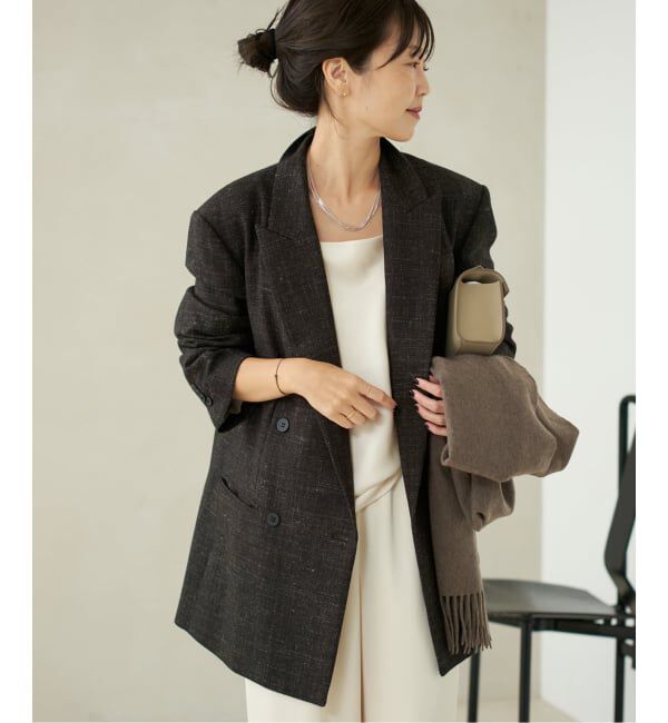 Plage「BALLI TWEED ジャケット」|テーラードジャケット|