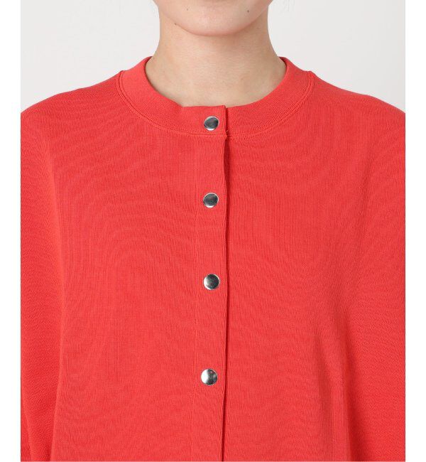 SLOBE IENA「《WEB・一部店舗限定/追加4》ダブルフェイスジャージースナップカーディガン」|カーディガン|