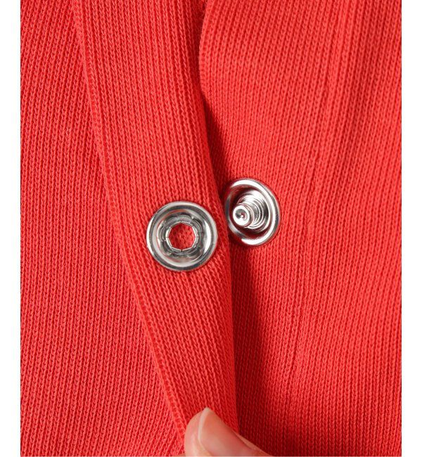 SLOBE IENA「《WEB・一部店舗限定/追加4》ダブルフェイスジャージースナップカーディガン」|カーディガン|