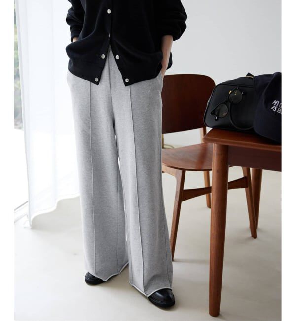 SLOBE IENA「《追加》裏毛ワイドパンツ」|その他|