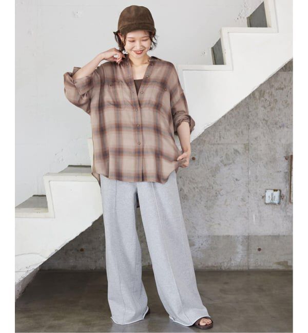 SLOBE IENA「《追加》裏毛ワイドパンツ」|その他|